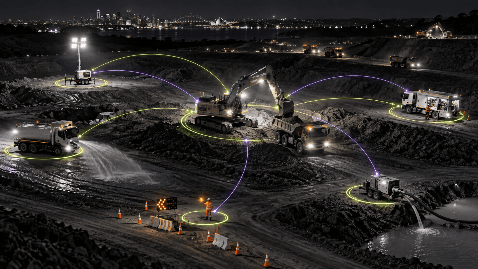 Mining Equipment Hire connected to worksite support services